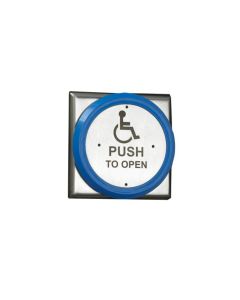 RGL Large Stainless Steel Push Plate DDA Button