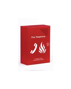 C-TEC SigTEL Red fire telephone outstation, c/w handset - CT1811RP 