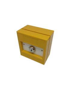 KAC Yellow Manual Call Point, 2 Position, Untrapped Keyswitch
