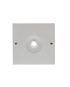 Advanced Surface mount addressable LED-Lite 3 hour non-maintained 3W LED with corridor lens in white